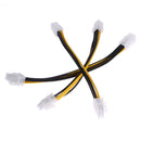 5x ATX 4 Pin Male to 8 Pin Female EPS Power Cable Adapter CPU Power Supply