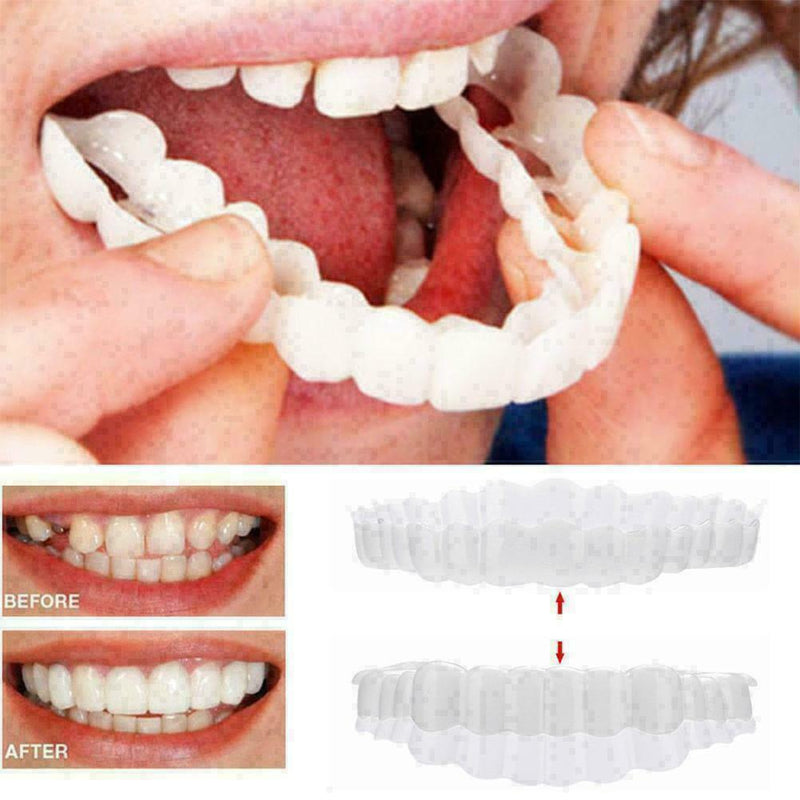 Teeth Faceted Whitening Anti-real Silicone Braces On Dentistry Instant X1H0 I7C1