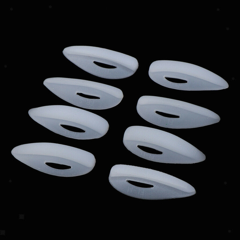 8Pcs False Eyelash Permanent Makeup Patches With Holes Perming Shields Pads