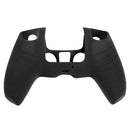 Soft Silicone Skin for DualSense Controller Case + 2 Thumb Grips (Black)
