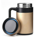 500ML Thermal Mug Stainless Steel Vacuum Flasks with Handle Thermocup Offic