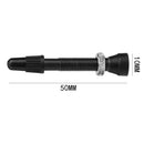 1 Pair MTB Road Bike Aluminum Alloy Tubeless Presta Valve Stems (Black)