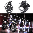 1pcs CREE U7 Angel Devil Eye Light 125W Motorcycle LED Fog Spotlight LJ