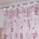 Children Bear Pattern Curtain Yarn Printed Organdy Net Curtains