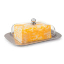 Stainless Steel Butter Dish Food Serving Tray Hotel Buffet Fruits Storage A