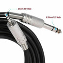 4.9ft 3.5mm 1/8 inch Male to 6.35mm 1/4 inch Male TRS Stereo Audio Cable Ho I8Q7