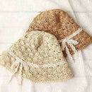 New Handmade Girls Beach Hats Hats For Girl Parent-Child Sun Hats Summer St