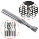 Double flute spiral cutter 6x22mm cnc router bits drill for wood acrylic pvc M&E