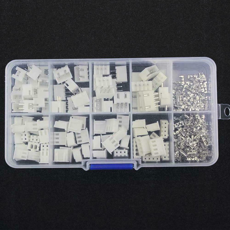 50pcs Kit in box 2.54mm Step Terminal Wire Connectors Adapter XH2P Kits