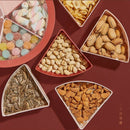 Flower Petal-Shape Snack Candy Storage Box Holder Partition Food Organizer