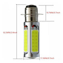 BA15D H6 High Low Beam 25W 12V LED Motorcycle Brake Headlight Rear Fog Lamp Bulb