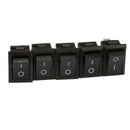 20pcs On/Off Rocker Switch Switches for Cars Motors Water Dispensers Black