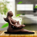 Naked Lady Ceramic Incense Burner Smoke Back flow Cone Holder Ce E7D8 Glaze L0B8