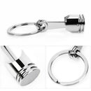 Creative Metal Piston Car Keychain Keyfob Engine Fob Key Chain Ring Keyring Gift
