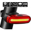 Bicycle Cycling USB Rechargeable Bike Front Rear Light 4-Modes COB LED Tail Lamp