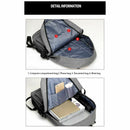 Travel Laptop Backpack Fit 15.6 Inch Laptop Oxford Cloth with USB Charging
