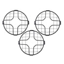 3-pack 17.5cm Motorcycle Headlight Grill Guards Front Headlamp Light Covers
