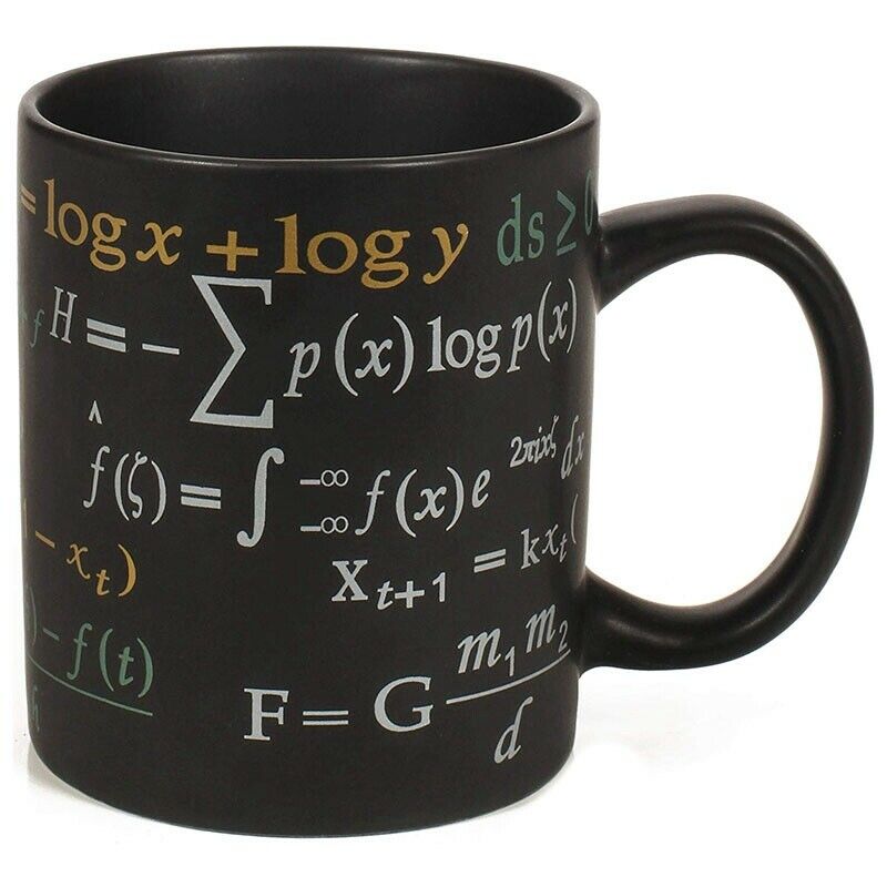 Math Mug Coffee Mug Featuring Famous Mathematical Formulas W3Y4