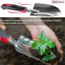 5xGardening Hand Tool Set Fork Rake Trowel Shovel Cultivator Weeder Comfort Grip