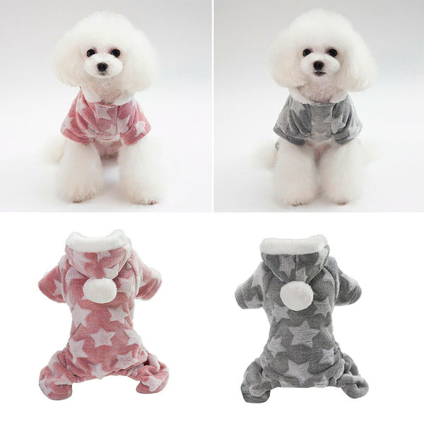 2pcs Dog Sweater Bulldog Christmas Sweater Clothes Puppy Winter Warm Coat