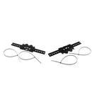 2x Universal Exhaust Muffler Silencer Anti-hot Guard Heat Shield Cover Black