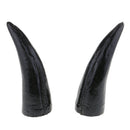 4x Artificial Painted OX Horn for Party Holiday Costume Decorative Ornament