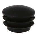 Plastic Screw Type Caps Furniture Covers 25mm Diameter 5 Pcs Black U9F4