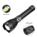 XHP90 LED Flashlight Powerful Flash Light Camping Torch 26650 18650 Battery