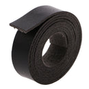 1.5cm In Width Pu Leather Trimming Strap Roll For Garment Black 2 Pieces
