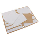 10 Embossed Pure White Blank Greeting Cards & Envelopes for Wedding Birthday
