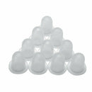 100pcs Tattoo Ink Cups Cap Self-Standing Clean Transparent Supply