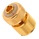 4PCS Brass Quick Release Connector Garden Hose Connector 1/2'' Female Adaptor