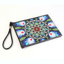 DIY Mandala Special Shaped Diamond Painting Wristlet Clutch Women Wallet
