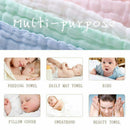 6 layers of washed gauze square towel gauze cotton handkerchief 30x30 small