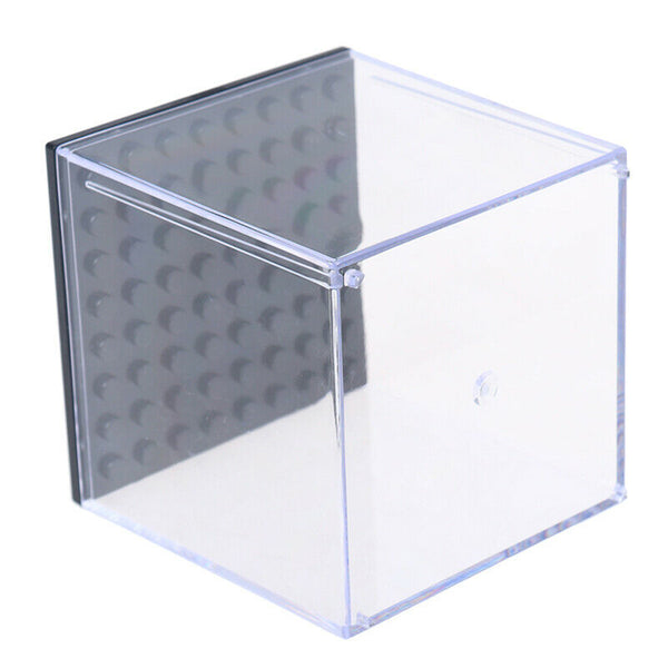 (7x7x7 cm) Acrylic Display Case Cube Dustproof ShowCase For Models DollsSEAU