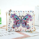 2PCS DIY Diamond Painting Shoulder Bag Metal Chain DIY Crafts Handicraft