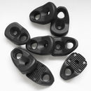 6Pcs Kayak Canoe Nylon Single Eyelet, Tie Down Loop Safety Anchor Deck Fitting