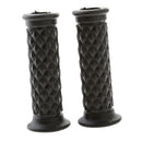 Black 22mm 0.87" ATV Dirt Motorcycle Hand Grips Handle Bar for Motorcycle
