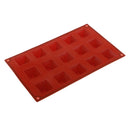 2 pieces 15-Cavity Silicone Pyramid Shape Silicone Mold Fondant Cake Chocolate