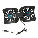 Foldable USB Laptop Cooling Pads with Double Fans Mini Octopus Notebook Cooler