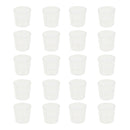 20pcs 20ml Plastic Mini Lab Cylinder Measuring Cup With Scale For Reptile