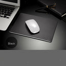 220x180mm Aluminum Mouse Pad Rubber Base Micro Sand Accurate Control Black