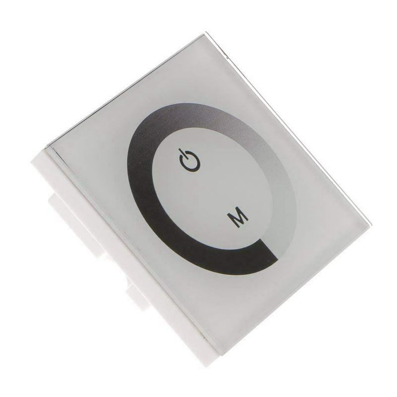 Press wall-mounted LED RGB strip controller to control 12V-24V switch dimme G3N7