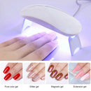 LED UV Nail Dryer Curing Lamp mini 6W Light Portable Gel Based Polish DRY AU
