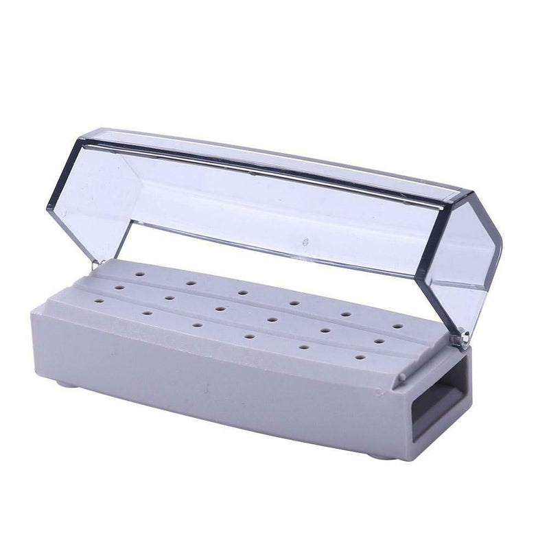 18 Holes Drill Bit Holder Block Dental Burs Stand Sterilizable Organizer
