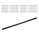 4pcs Multi Size Car Bus Rubber Universal Frameless Windshield Wiper Blade Refill