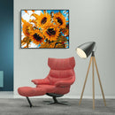 Painting By Numbers Kit DIY Brilliant Sunflower Canvas Oil Art Picture Gift A