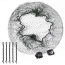 50pcs 50cm Elastic Lace Hair Bands+20pcs 4.5cm Hairpins Hair Accessories