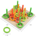 Colorful Ring Wooden Stacking  Education Toys For     Toddlers