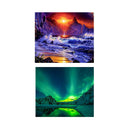 2pcs DIY 5D Diamond Painting Light of Nature Mosaic Pictures for Hand Crafts